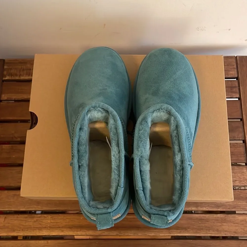 UGG Classic Ultra Mini Booties Deep Ice USA Women Size 7/UK 5/EU 38